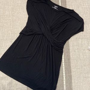 Motherhood Maternity black twist front top M